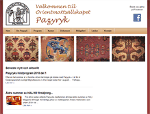 Tablet Screenshot of pazyryk.se